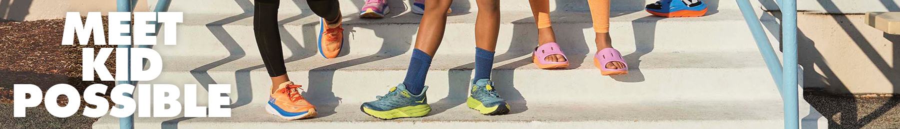 Kids in HOKA